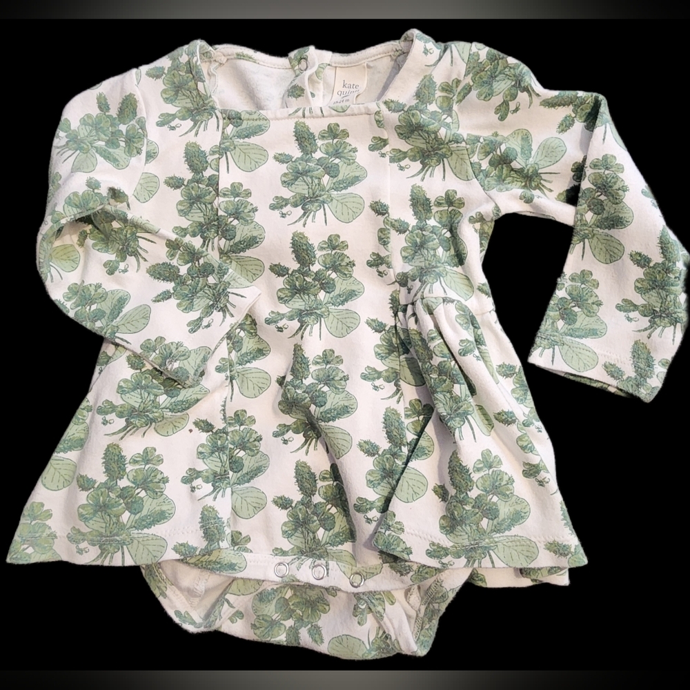 Kate Quinn 18-24 Mo Organic Cotton St. Patricks Day Bodysuit Dress